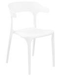 Zestaw 4 krzeseł do jadalni białe GUBBIO Lumarko!