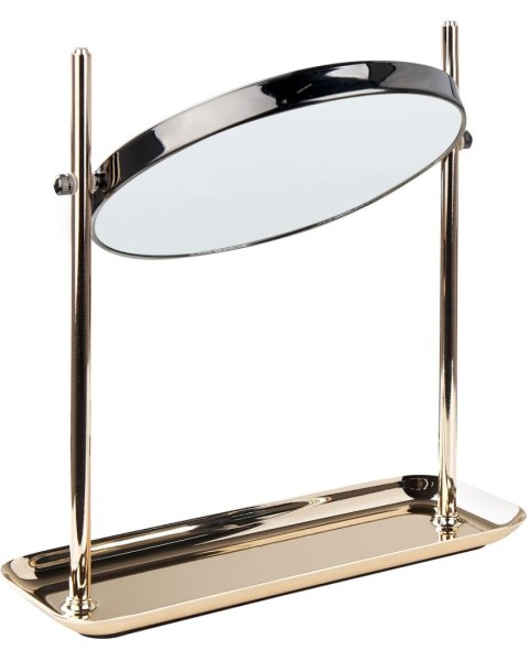 Lusterko kosmetyczne Złoty FINISTERE