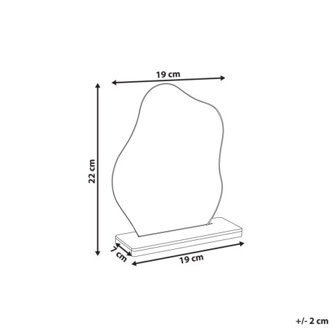 Lustro stojące Jasne drewno LOZERE