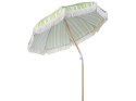 Parasol ogrodowy ⌀ 150 cm zielony z białym MONDELLO Lumarko!
