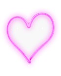 Zestaw 3 neonów ściennych LED różowy SUSIE Lumarko!
