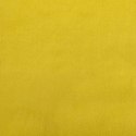 Sofa rozkładana w kształcie L, żółta, 275x140x70 cm, aksamit Lumarko!