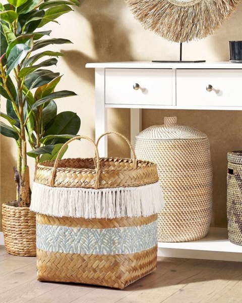 Kosz bambusowy naturalny MESUJI