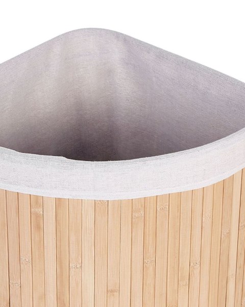 Kosz bambusowy z pokrywą jasne drewno MATARA