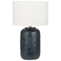 Lampa stołowa ceramiczna ciemnoniebieska MUSSEL Lumarko!