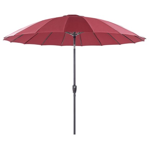 Parasol ogrodowy ⌀ 255 cm czerwony BAIA Lumarko!