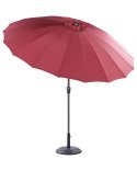 Parasol ogrodowy ⌀ 255 cm czerwony BAIA Lumarko!