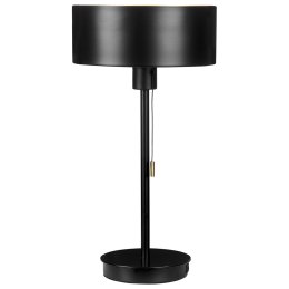 Lampa stołowa metalowa z portem USB czarna ARIPO Lumarko!