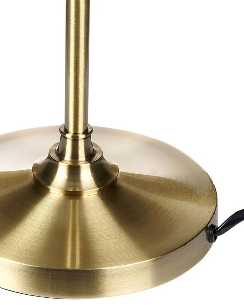 Lampa stołowa mosiężno-biała TORYSA