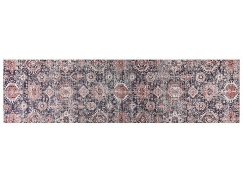 Dywan bawełniany 80 x 300 cm niebiesko-czerwony KURIN