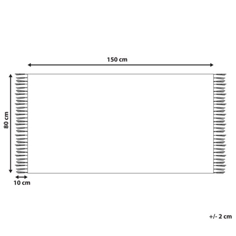 Dywan zewnętrzny 80 x 150 cm wielokolorowy TOZAKLI
