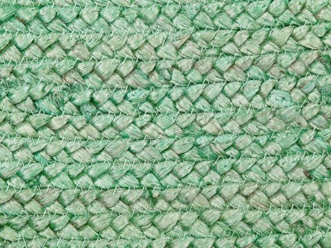 Puf z juty 45 x 45 x 30 cm zielony DHADAR