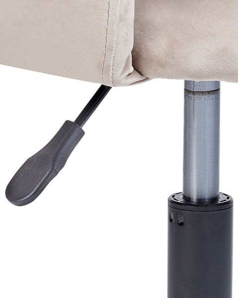 Krzesło biurowe Welur Beżowoszary SANILAC