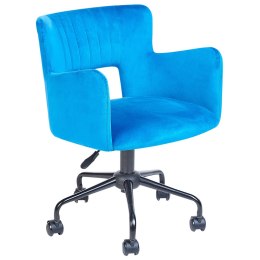 Krzesło biurowe Welur Niebieski SANILAC Lumarko!