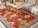 Dywan wełniany kilim 200 x 300 cm wielokolorowy URTSADZOR Lumarko!