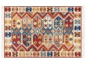 Dywan wełniany kilim 200 x 300 cm wielokolorowy VANASHEN Lumarko!