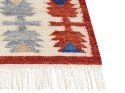 Dywan wełniany kilim 200 x 300 cm wielokolorowy VANASHEN Lumarko!