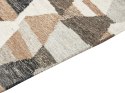 Dywan wełniany kilim 80 x 150 cm wielokolorowy ARGAVAND Lumarko!