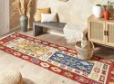 Dywan wełniany kilim 80 x 300 cm wielokolorowy VOSKEHAT Lumarko!