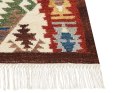 Dywan wełniany kilim 160 x 230 cm wielokolorowy AREVIK Lumarko!