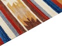 Dywan wełniany kilim 160 x 230 cm wielokolorowy JRARAT Lumarko!