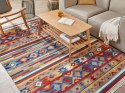 Dywan wełniany kilim 160 x 230 cm wielokolorowy NORAKERT Lumarko!