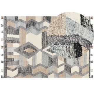 Dywan wełniany kilim 200 x 300 cm wielokolorowy AYGEZARD