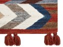 Dywan wełniany kilim 200 x 300 cm wielokolorowy KANAKERAVAN Lumarko!