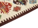 Dywan wełniany kilim 80 x 150 cm wielokolorowy AKNALICH Lumarko!