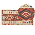 Dywan wełniany kilim 80 x 150 cm wielokolorowy OSHAKAN Lumarko!