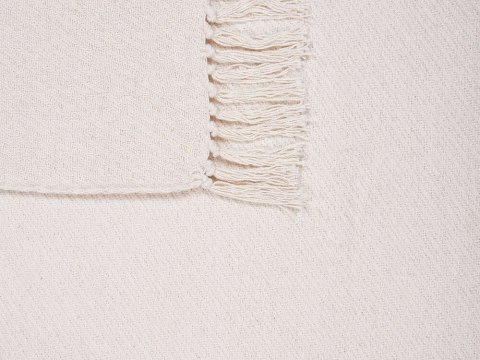 Koc bawełniany 125 x 150 cm beżowy YARSA