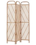 3-panelowy składany parawan pokojowy rattanowy 106 x 180 cm naturalny COSENZA Lumarko!