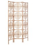 3-panelowy składany parawan pokojowy rattanowy 117 x 180 cm naturaly ALTAMURA Lumarko!