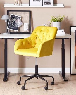 Krzesło biurowe Welur Żółty ANTARES Lumarko!
