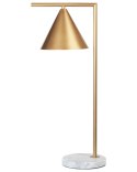 Lampa stołowa metalowa złota MOCAL Lumarko!