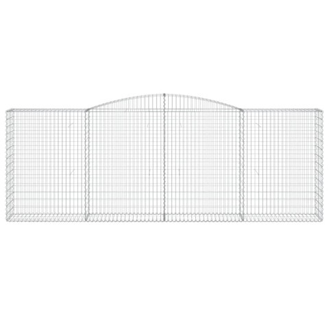 Kosze gabionowe, 20 szt, 400x50x140/160cm, galwanizowane żelazo Lumarko! #