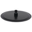 Słuchawka prysznicowa ze stali, 25 cm, okrągła, czarna Lumarko!