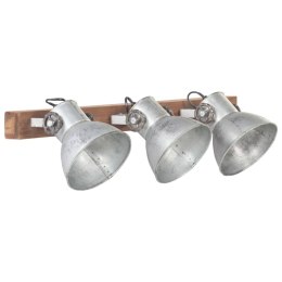 Industrialna lampa ścienna, srebrna, 65x25 cm, E27 Lumarko!