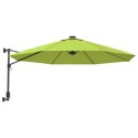 Ścienny parasol ogrodowy, zielony, 290 cm Lumarko!