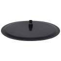 Słuchawka prysznicowa ze stali, 40 cm, okrągła, czarna Lumarko!
