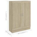 Szafka, dąb sonoma, 82,5x30,5x115 cm, materiał drewnopochodny Lumarko!