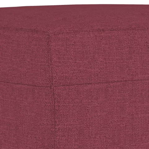 Podnóżek, czerwień winna, 70x55x41 cm, tapicerowany tkaniną Lumarko!