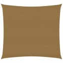 Żagiel przeciwsłoneczny, 160 g/m², taupe, 3,6x3,6 m, HDPE Lumarko!