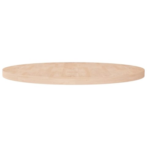 Okrągły blat do stolika, Ø90x4 cm, surowe drewno dębowe Lumarko!