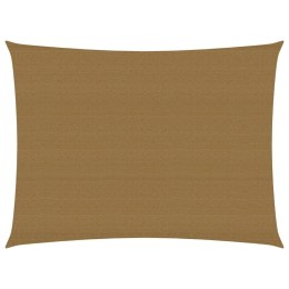 Żagiel przeciwsłoneczny, 160 g/m², kolor taupe, 4x5 m, HDPE Lumarko!