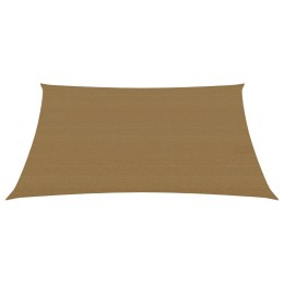 Żagiel przeciwsłoneczny, 160 g/m², kolor taupe, 4x5 m, HDPE Lumarko!