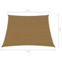 Żagiel przeciwsłoneczny, 160 g/m², kolor taupe, 4/5x4 m, HDPE Lumarko!