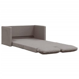 Sofa podłogowa 2-w-1, kolor taupe, 112x174x55 cm, tkanina Lumarko!