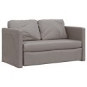 Sofa podłogowa 2-w-1, kolor taupe, 112x174x55 cm, tkanina Lumarko!
