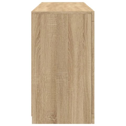 Szafka z oświetleniem LED, dąb sonoma, 123x37x67 cm Lumarko!